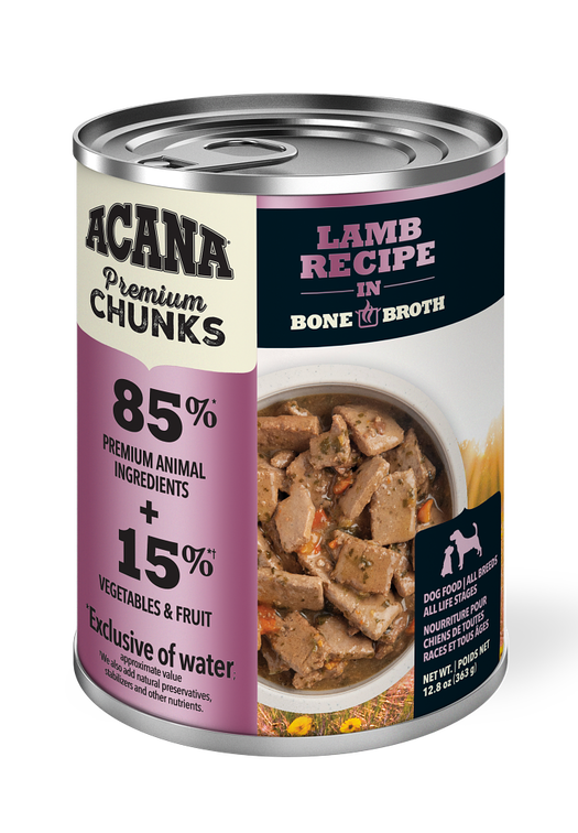 Premium Chunks, Lamb Recipe in Bone Broth